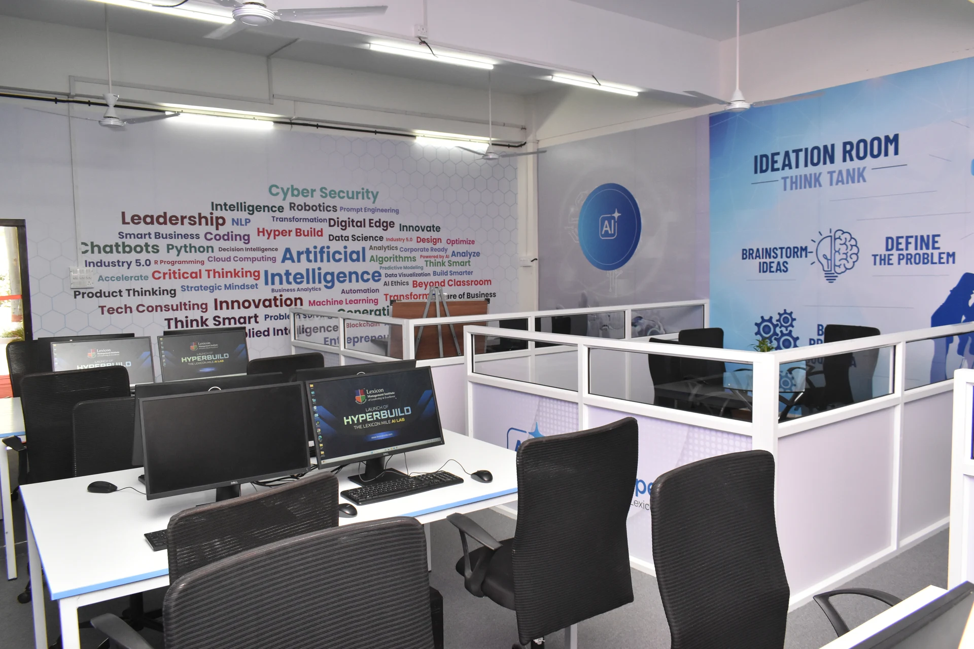 Think Tank Ideation Wall – AI Mega Word Cloud